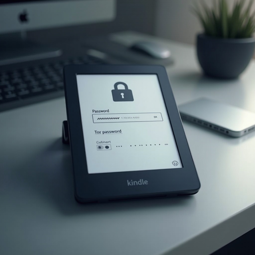 сбросить пароль от Kindle