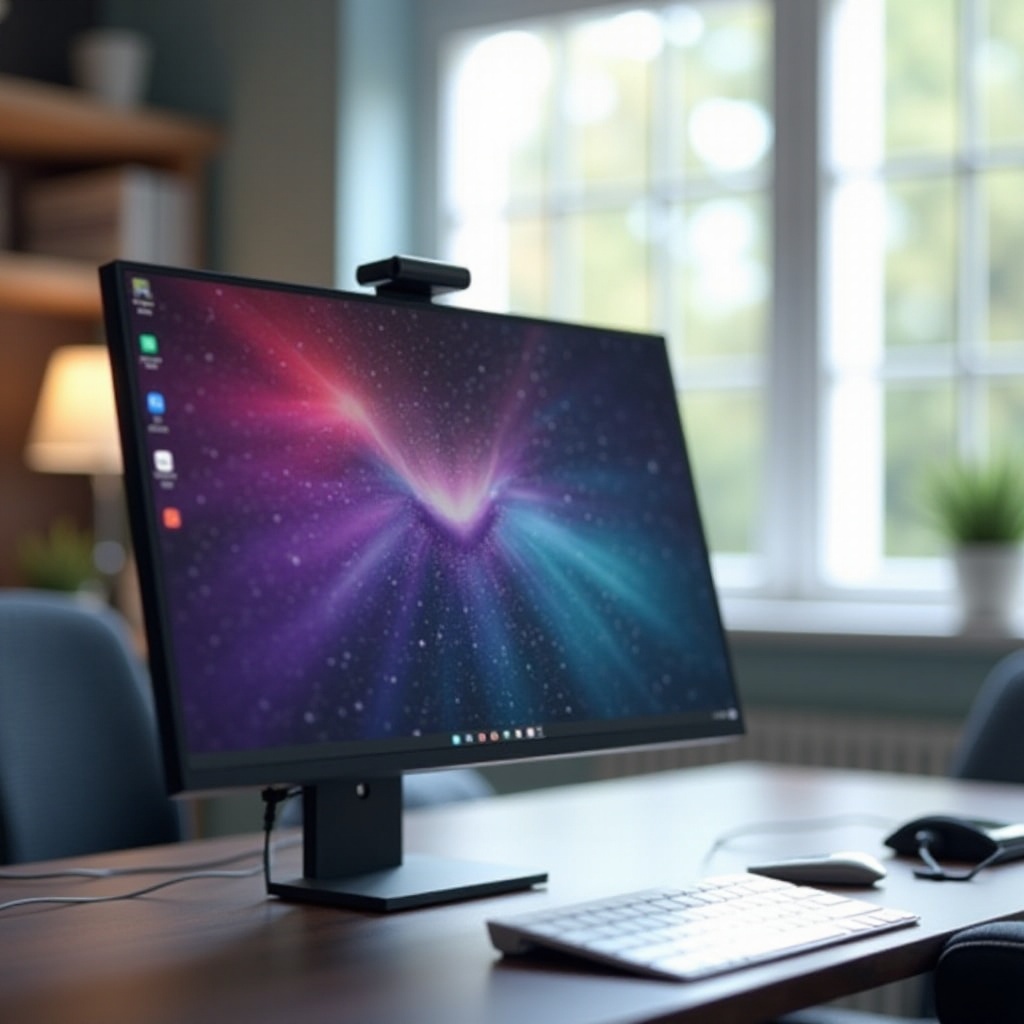hp monitors with camera and speakers