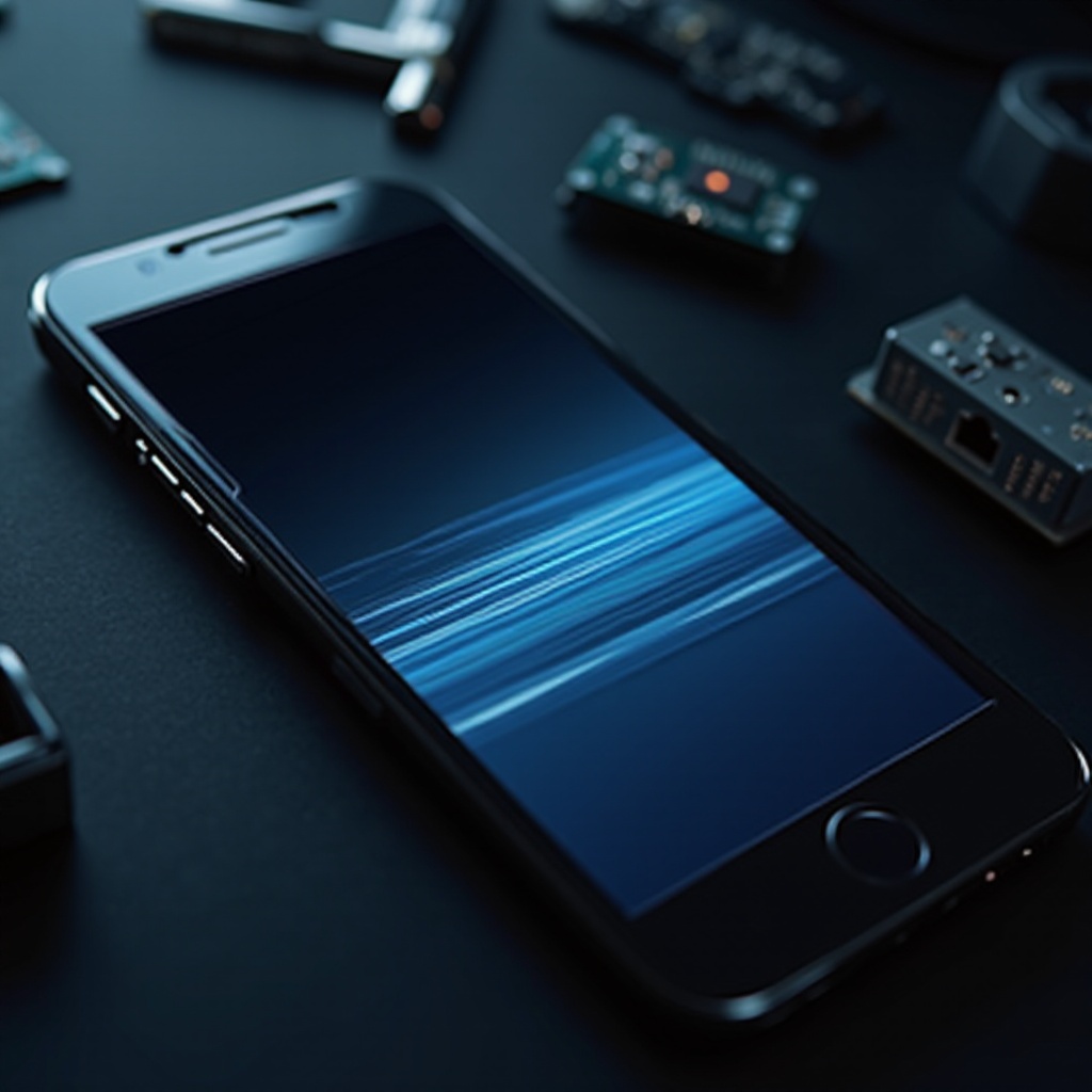 how to fix horizontal lines on phone screen