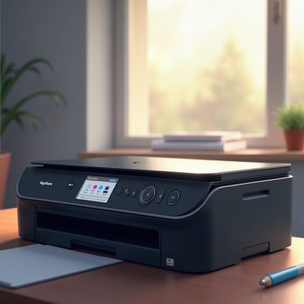 how to check ink status on printer