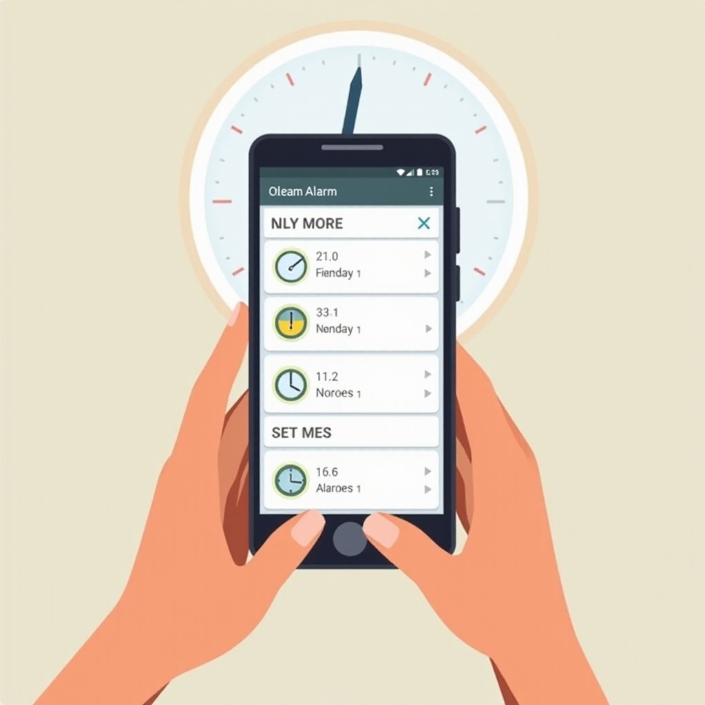 how to set my alarm on my android phone