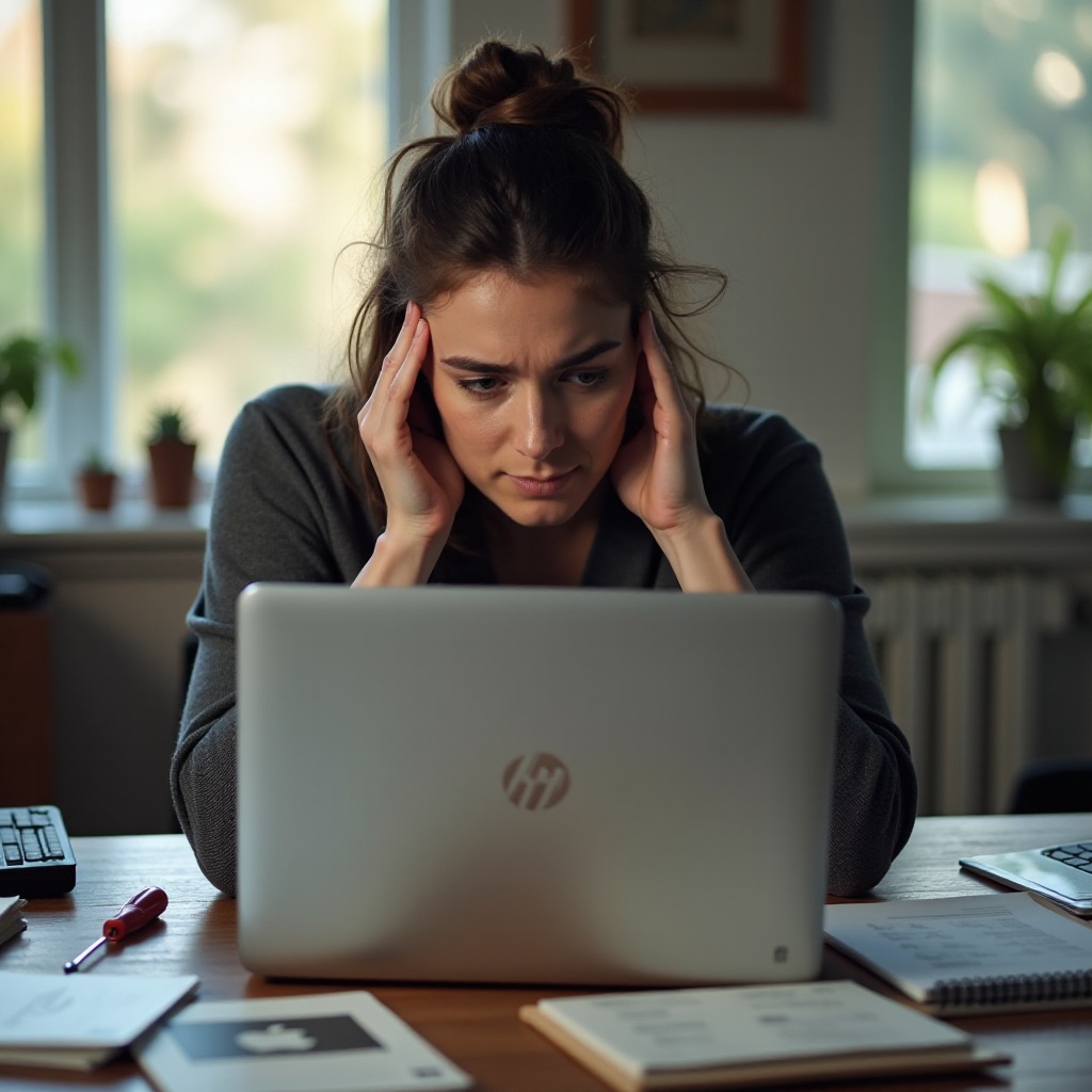 noul laptop HP nu pornește
