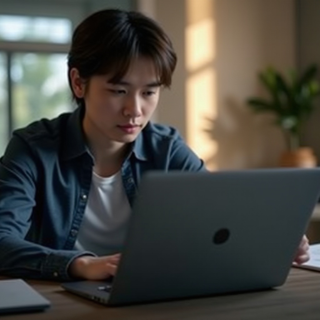 новый ноутбук HP не включается