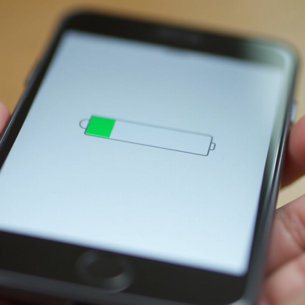 как да получите процент на батерията на iPhone