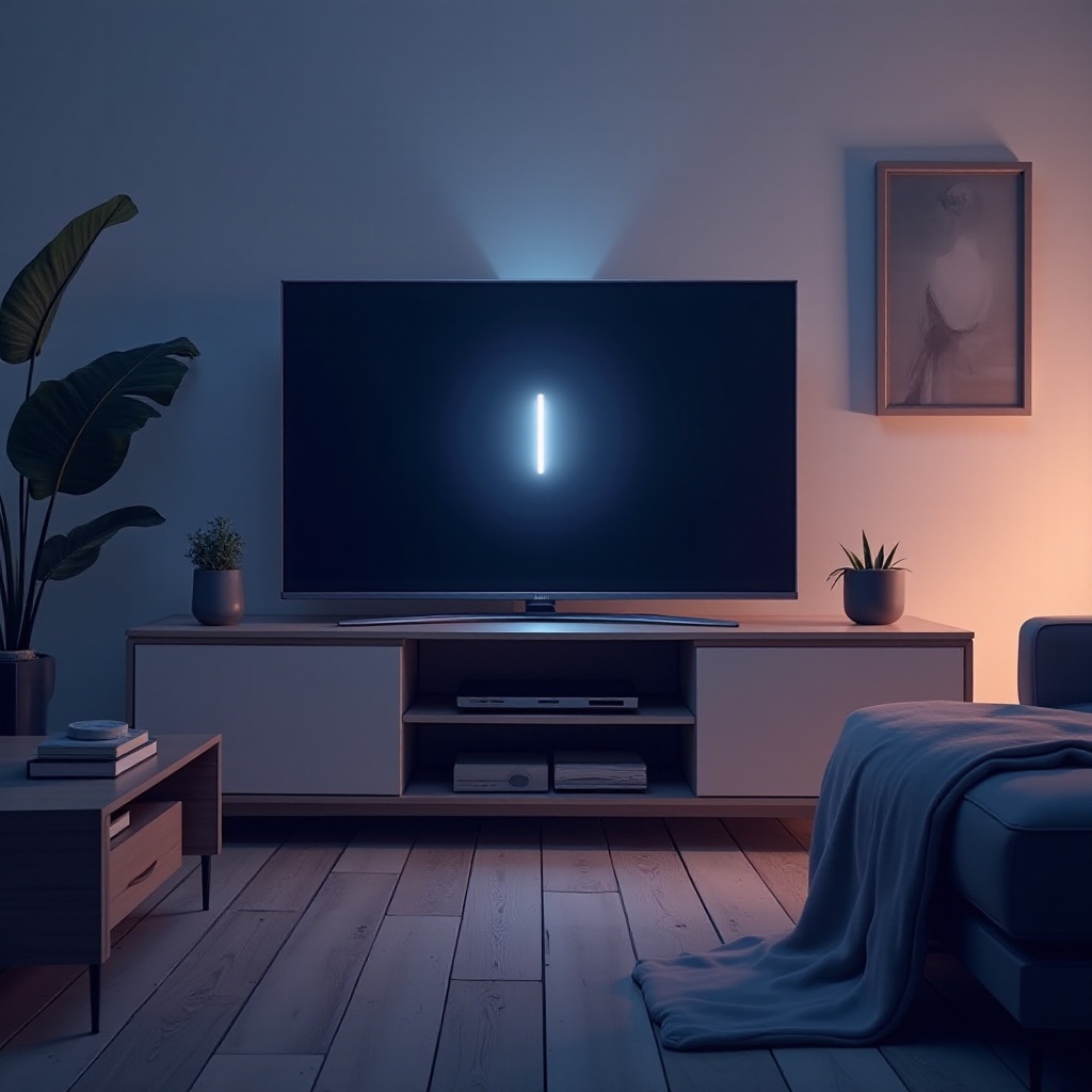 sharp телевизор мигаща светлина