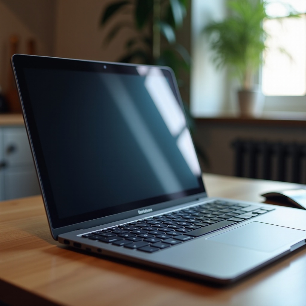 laptop cu ecran anti-reflexie
