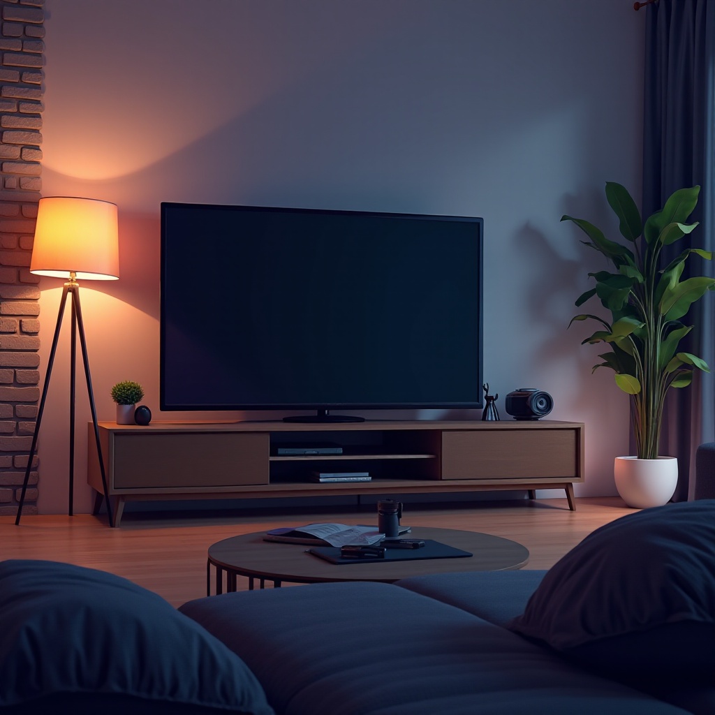 sharp tv blikající světlo