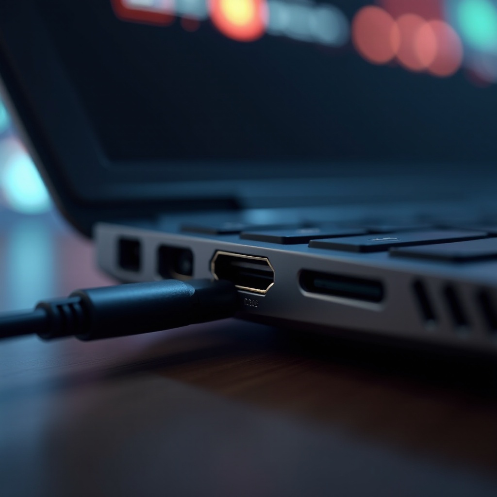 منفذ HDMI لا يعمل على حاسوب HP المحمول
