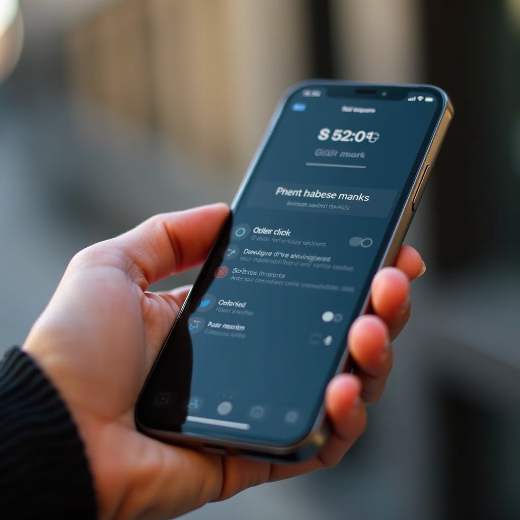 iphone 15 in sos mode