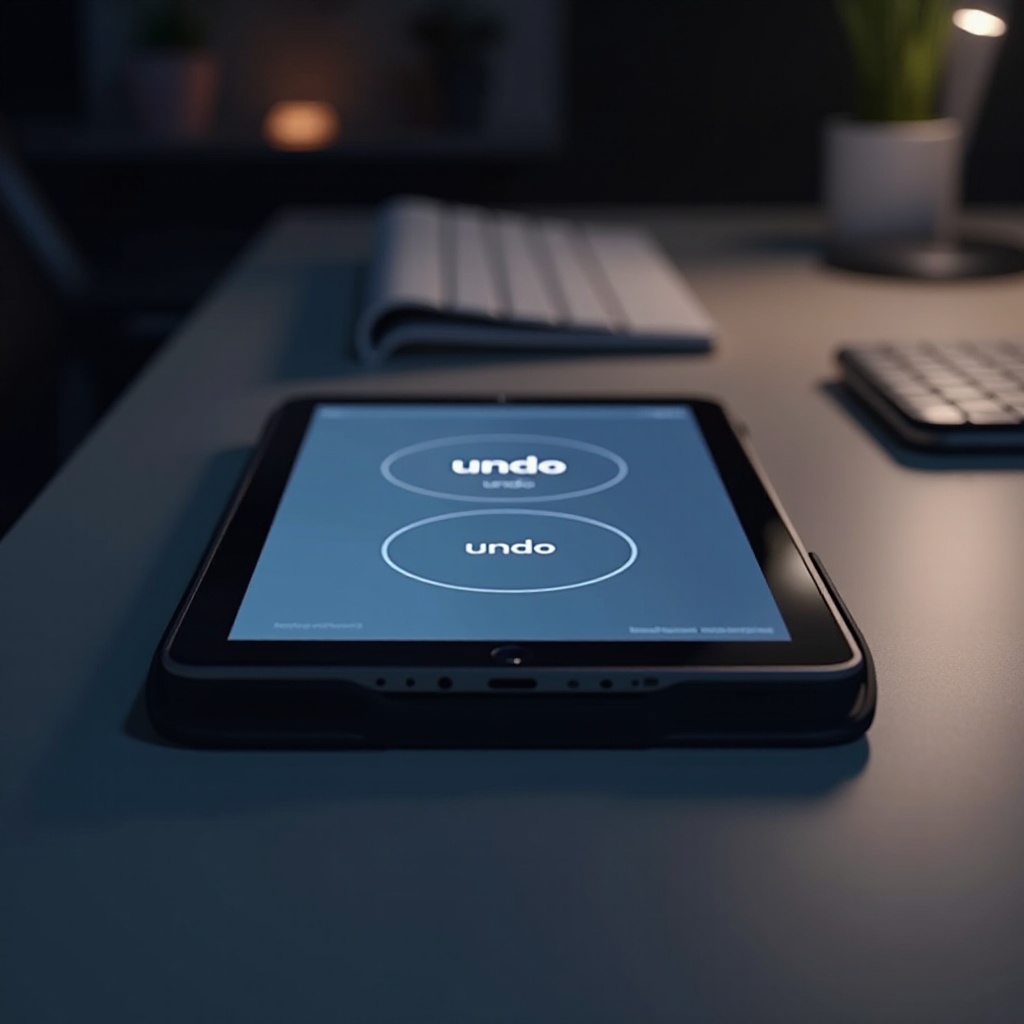 jak cofnąć na iPadzie