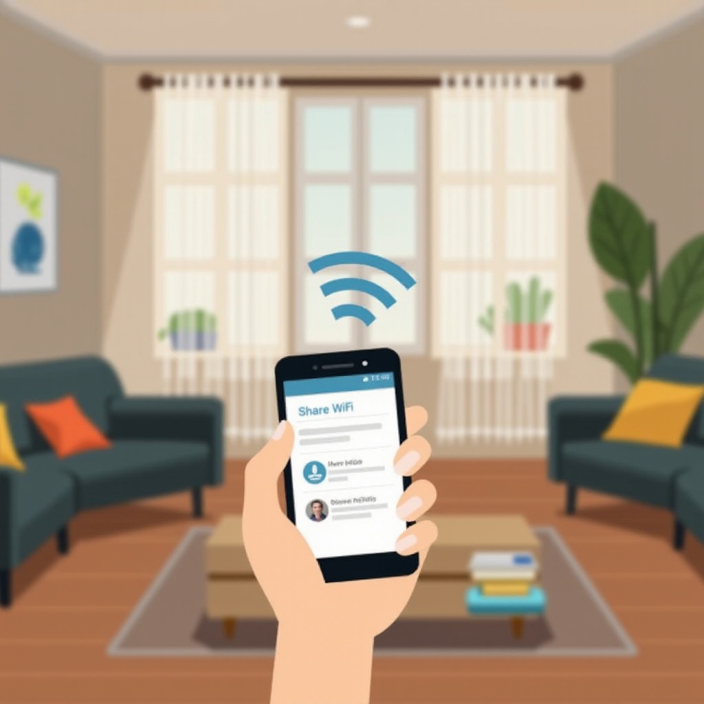 udostępnij hasło do Wi-Fi z Androida