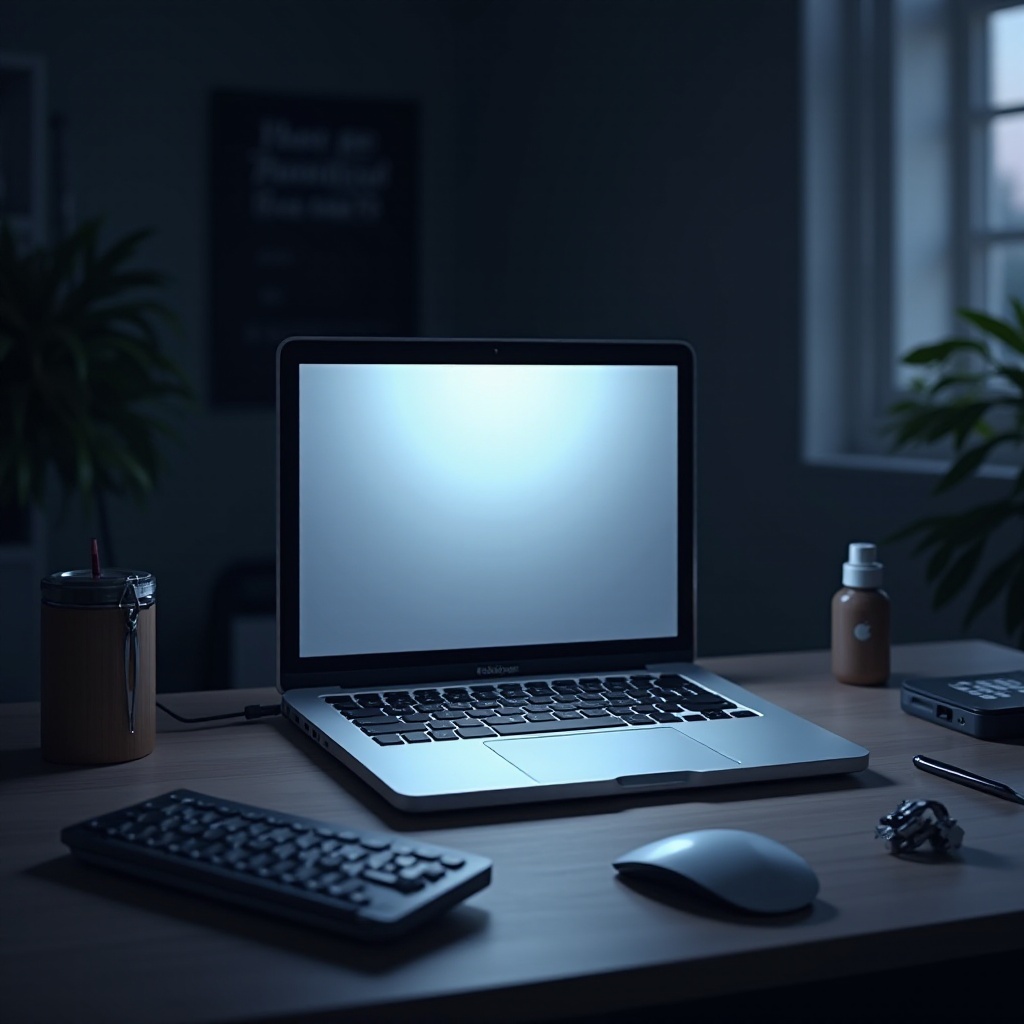 екранът на macbook е затъмнен и не може да се промени яркостта