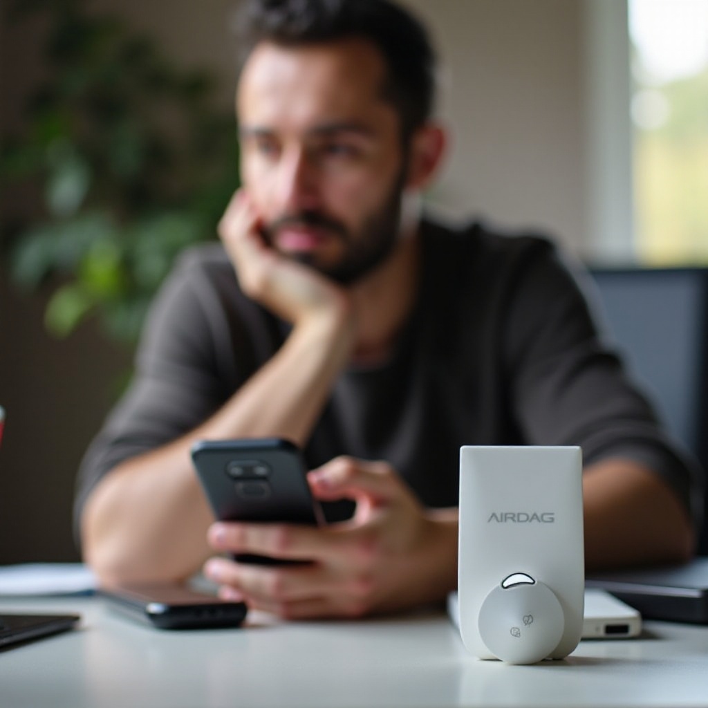 телефон не может найти AirTag