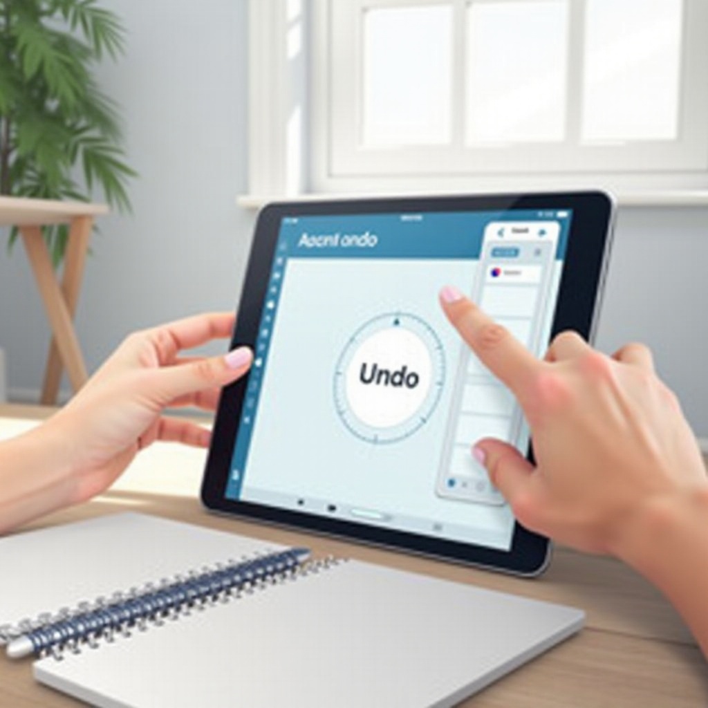 как да отмените на iPad