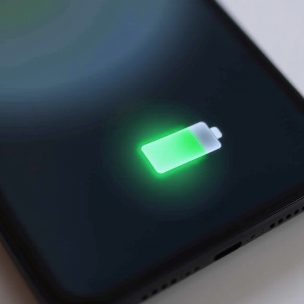 как да получите процент на батерията на iPhone