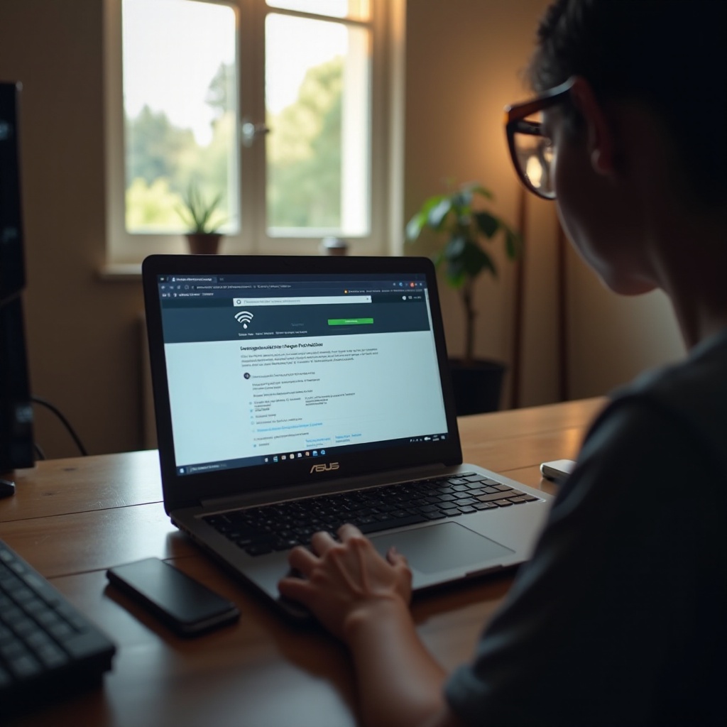 asus notebook wifi se stále odpojuje