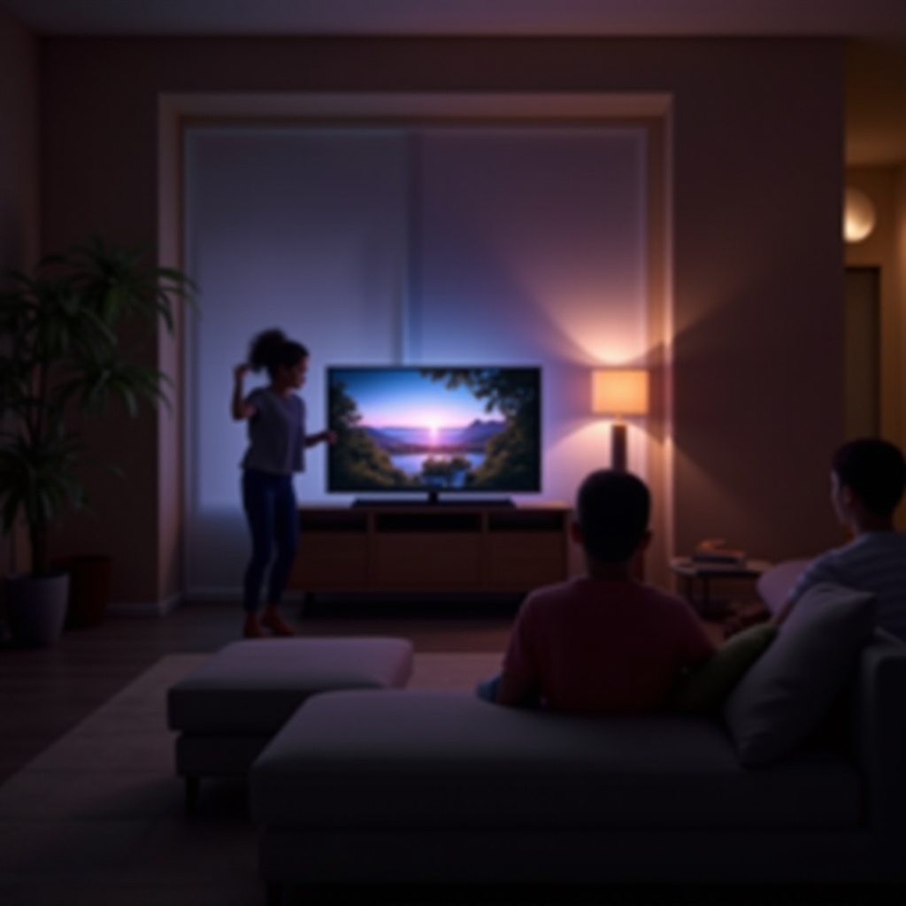 telewizor sharp migające światło