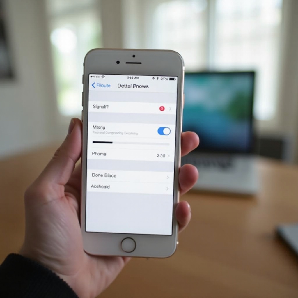 jak zkontrolovat sílu signálu wifi na iphone
