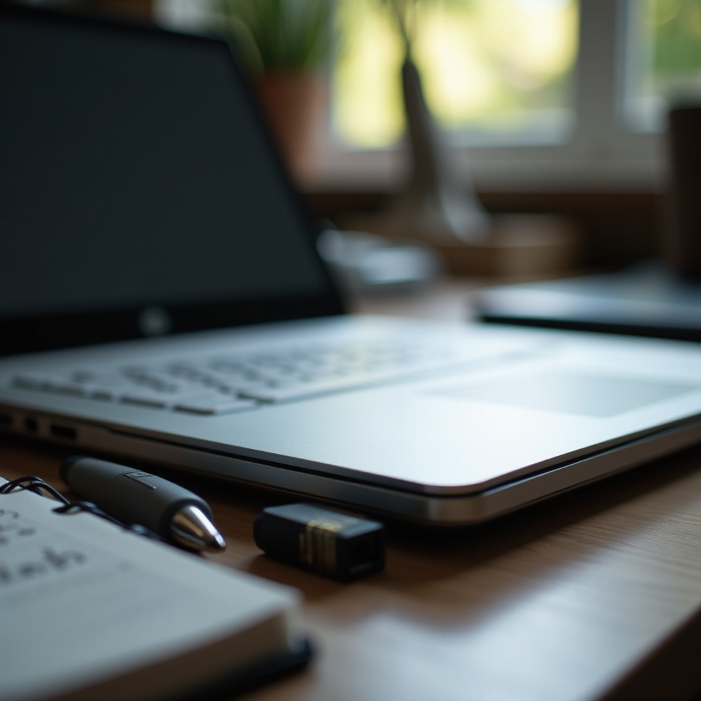 nowy laptop HP nie chce się włączyć