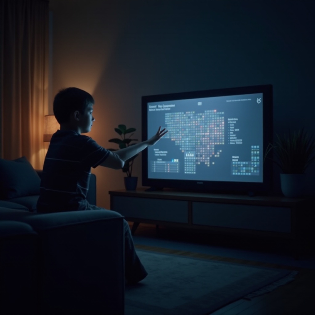 telewizor sharp migające światło