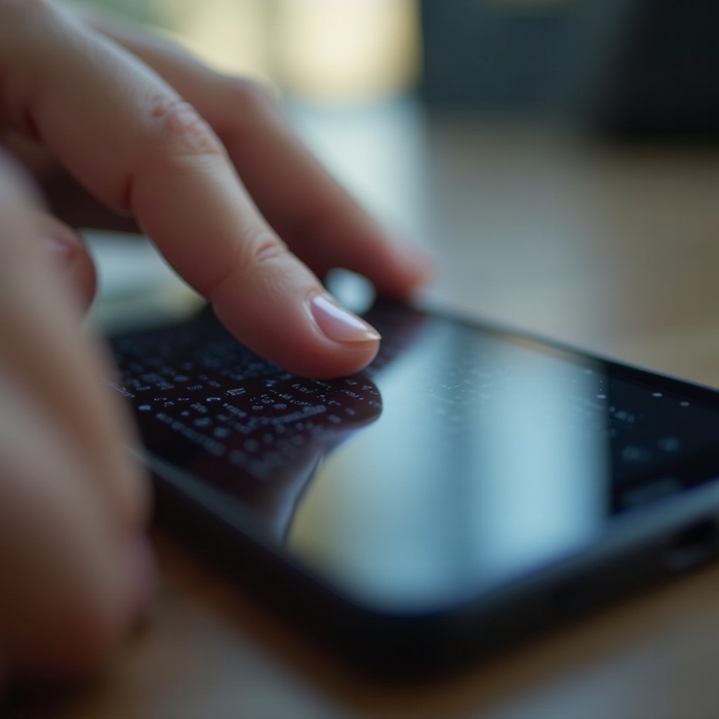 why touch screen is not working