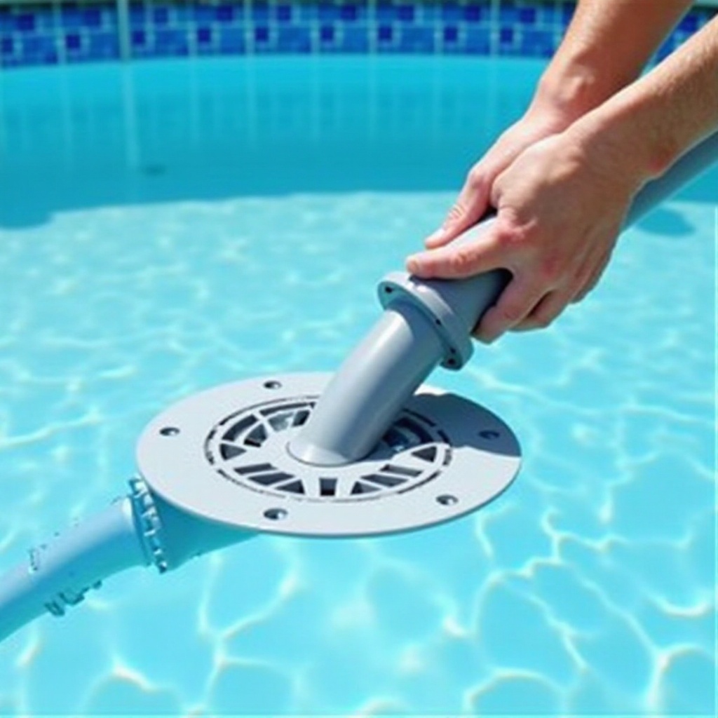 how to hook up pool vacuum above ground
