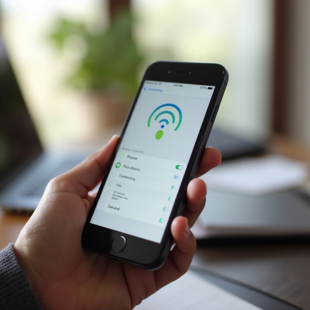 как проверить уровень сигнала wifi на iphone