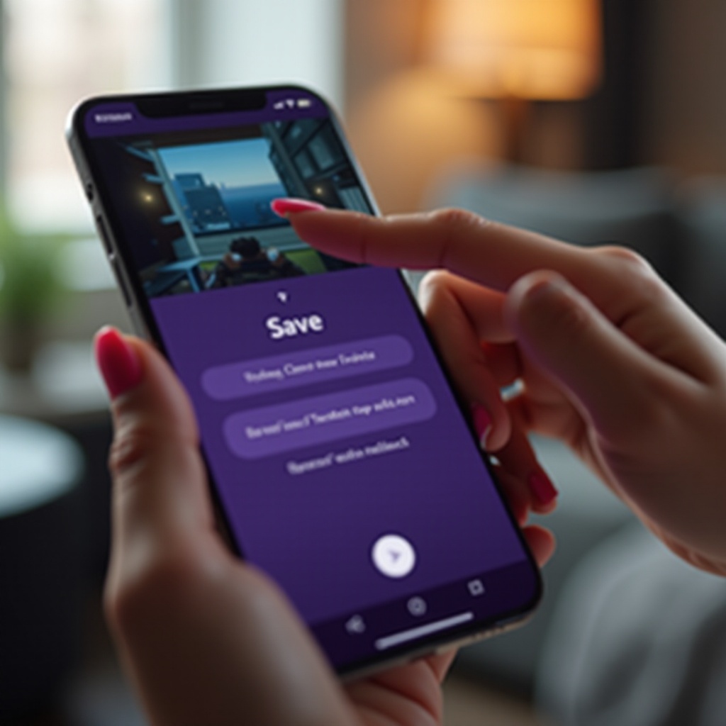 как сохранить стримы на Twitch на телефоне