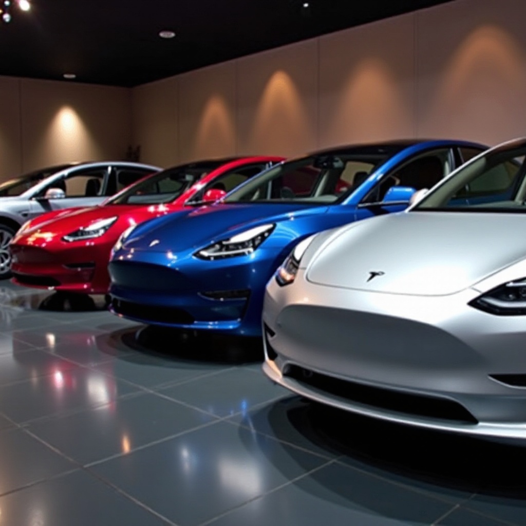 what colors do tesla's come in