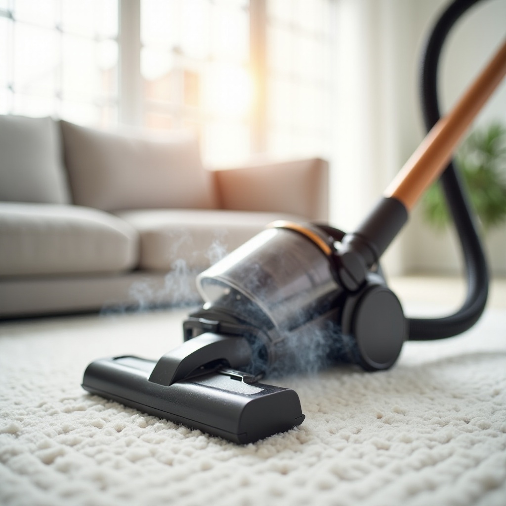 vacuum smells like burning