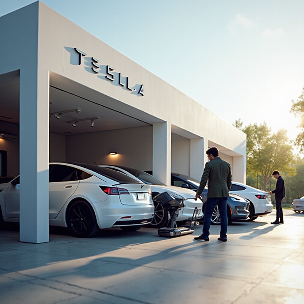 does tesla provide loaner cars