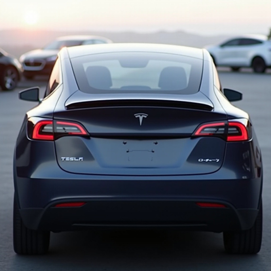 dimensiunile geamului din spate al Tesla Model Y